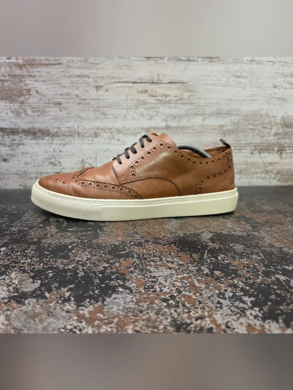 Cole Haan Winslow Wingtip Oxford Sneakers Shoes Sz 10 Brown Leather C35600